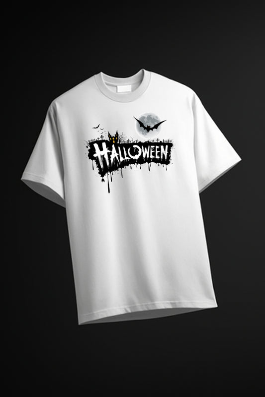 "Halloween Night" 300 GSM Unisex Oversized T-Shirt