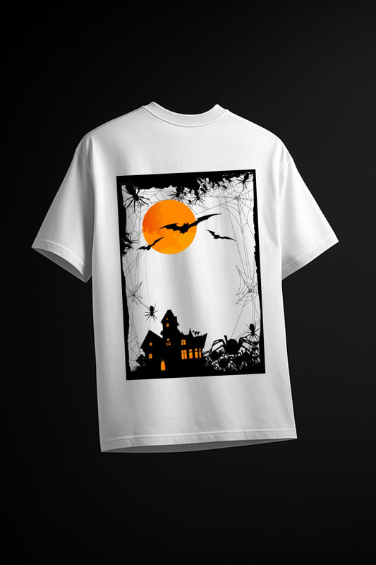 "Halloween Night" 300 GSM Unisex Oversized T-Shirt